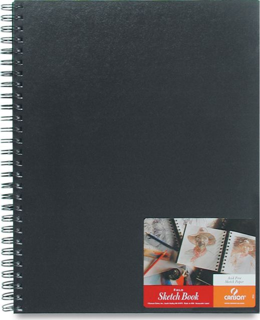 SKETCH BOOK WIRE BOUND 11X14 80/SHEETS