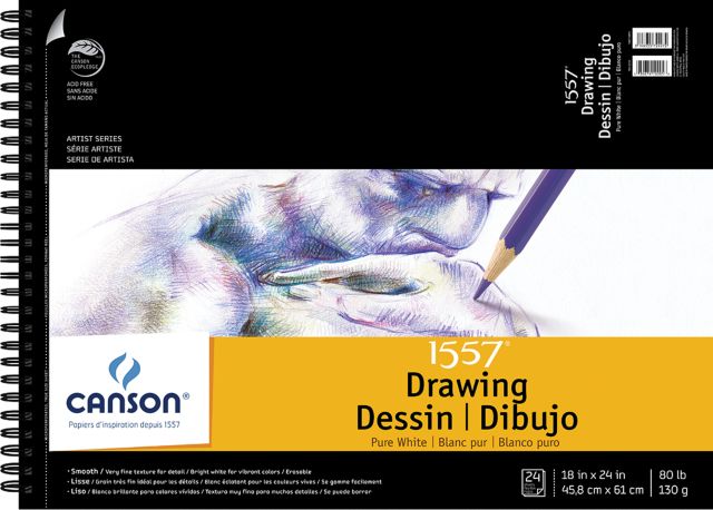 Canson Artist Series C A Grain Drawing Pad 18 x 24 20 Sheets