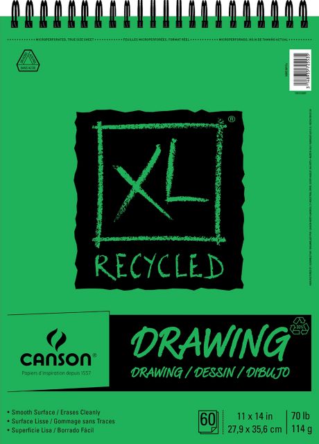 XL RECY DRW 11X14  60SH WB