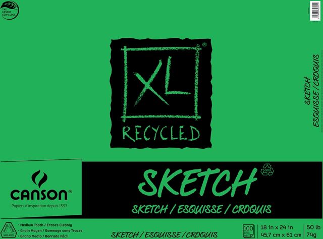 XL RECYSKT 18X24  100SH TB