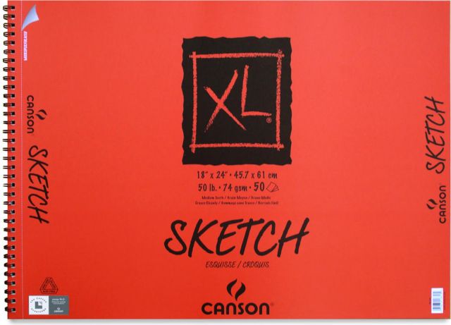 Canson XL Sketch Pad - 18 x 24 50 Sheets