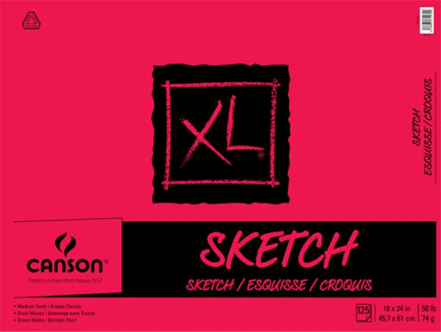 Xl Sketch Pad Foundations 18X24 125 Sheets