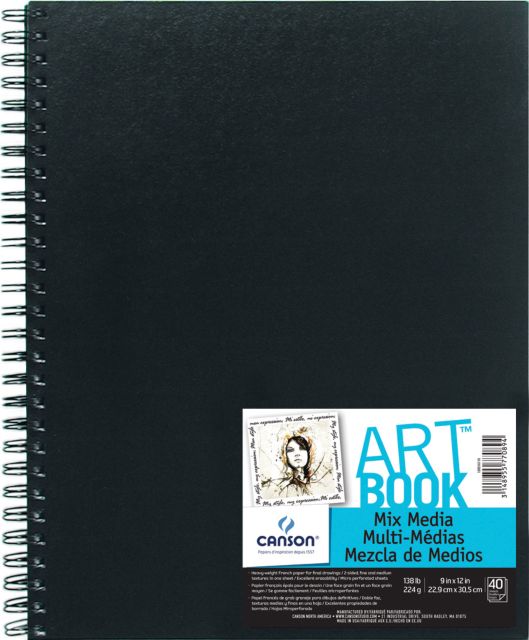 MIXED MEDIA ARTBOOK 9X12