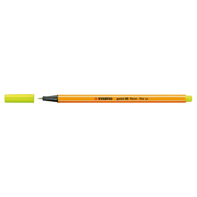 STABILO POINT 88 NEON YELLOW