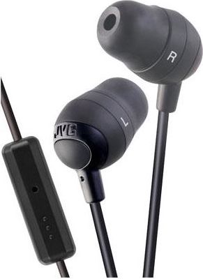 JVC Marshmallow Earbuds with Mic in Black