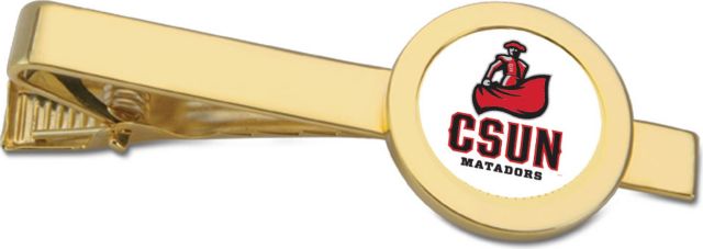 CSI Gold Tie Bar With Colored Medallian - ONLINE ONLY