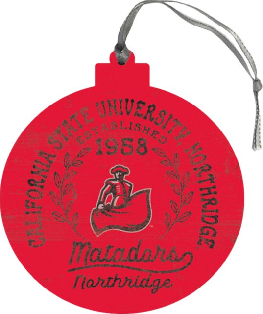 California State University at Northridge Round Ornament