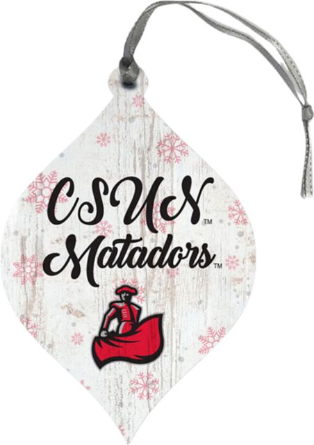California State University at Northridge Teardrop Ornament