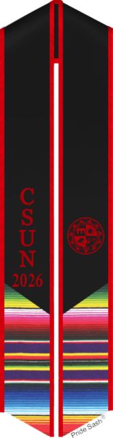 California State University at Northridge 2026 Grad Sash Serape Hybrid