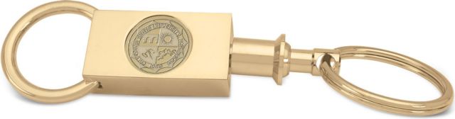 Gold Two-Section Key Ring - ONLINE ONLY: California State