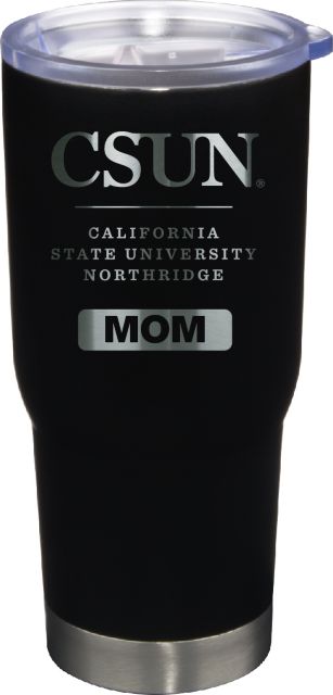22 oz Matte Black Stainless Steel Tumbler Mom - ONLINE ONLY