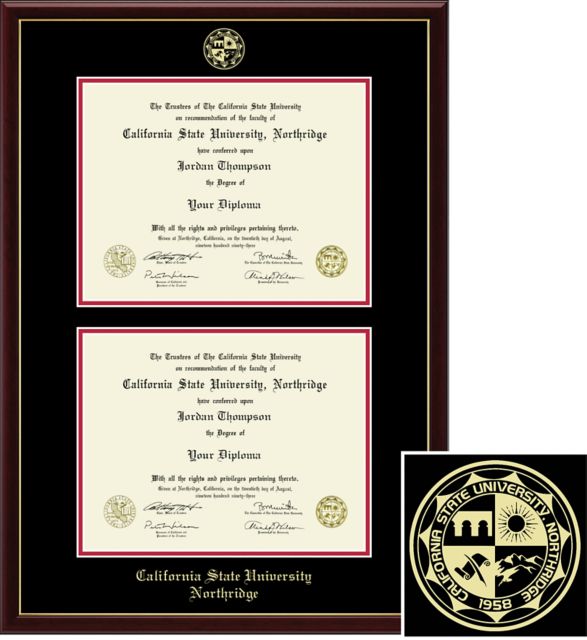 Church Hill Classics Double Document, 8.5x11, Bachelors, Masters, Diploma Frame - ONLINE ONLY