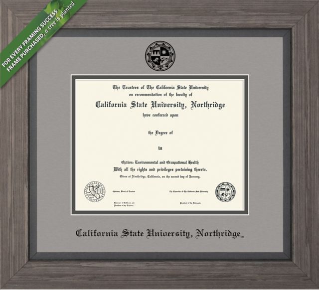 Framing Success Greystone 8.5 x 11 Diploma with Double mat