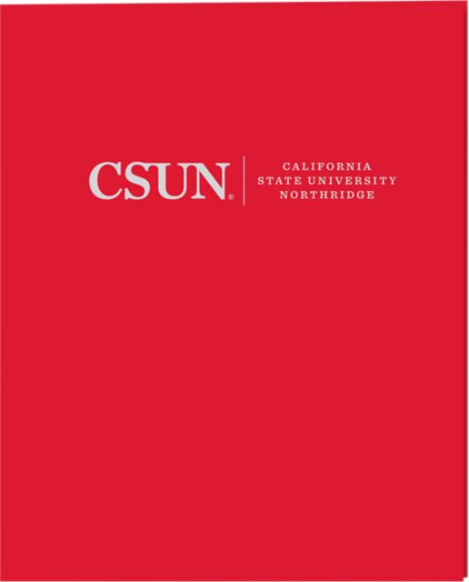 California State University at Northridge Notebook 100-Sheet