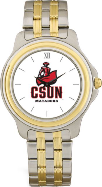 CSI Men's Two-Toned Wristwatch With Colored Medallion - ONLINE ONLY