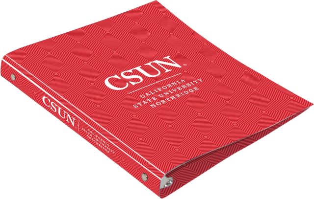 California State University at Northridge 1 inch Binder