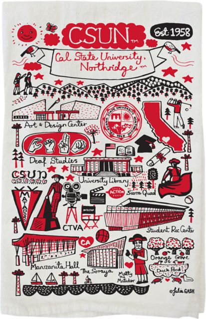 California State University at Northridge Kitchen Towel