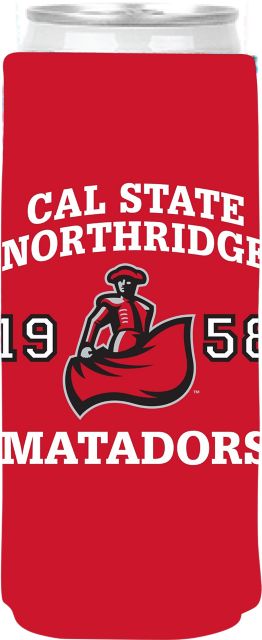 California State University at Northridge Matadors Slim Can Coozie
