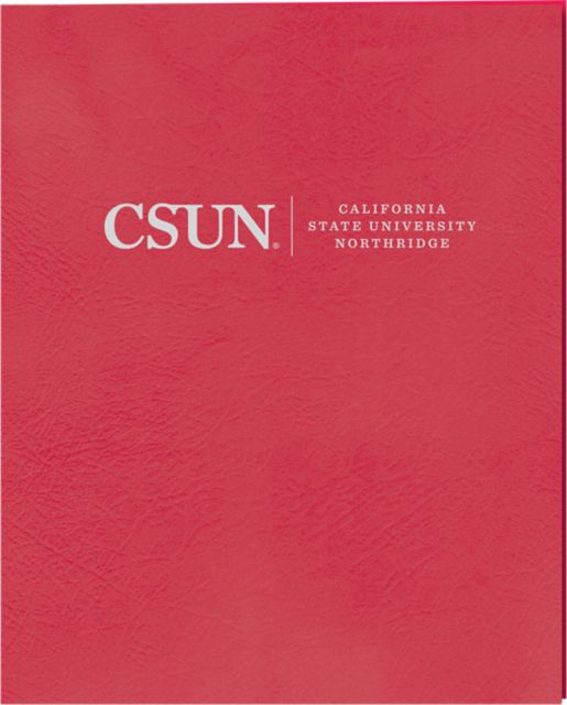 California State University at Northridge Folder 2 Pocket