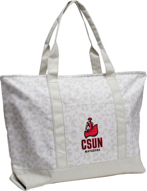 California State University at Northridge Leopard Tote