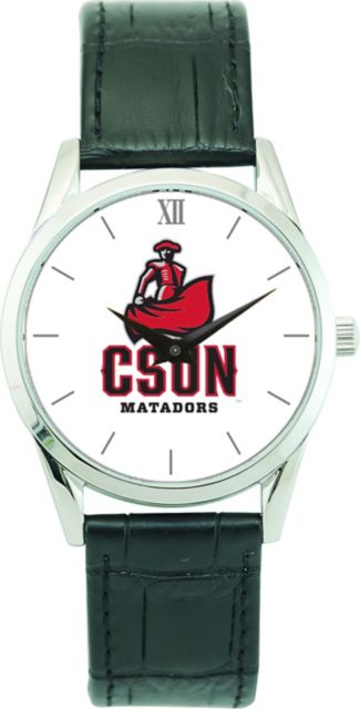 CSI Men's Stainless Steel Wristwatch  (Gift Boxed) Color Medallion Withhite Background - ONLINE ONLY