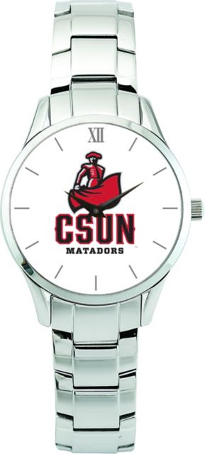 CSI Men's Stainless Steel Wristwatch  (Gift Boxed) Color Medallion Withhite Background - ONLINE ONLY