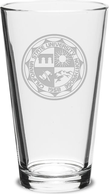 California State University at Northridge 16 oz. Mixing Glass