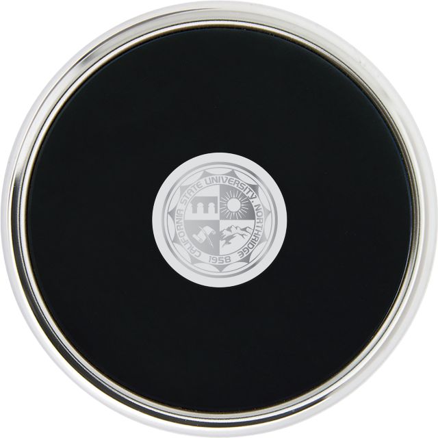 California State University at Northridge Leather Coaster