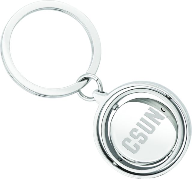 California State University at Northridge Gimball Keychain