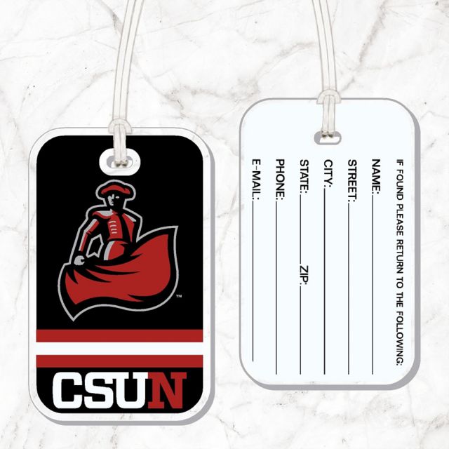 California State University at Northridge Matadors Acrylic Bag Tag