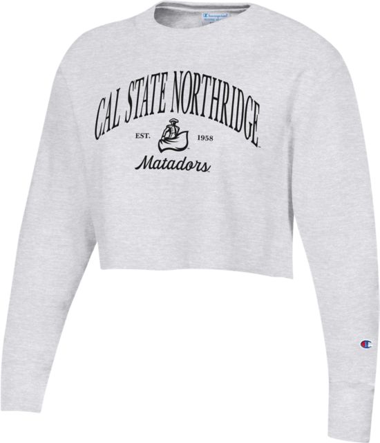 California State University at Northridge Women's Cropped Matadors Crewneck
