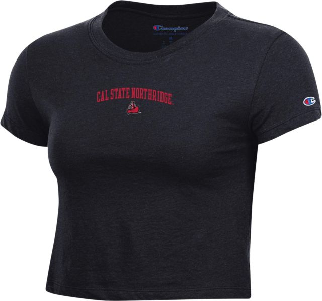 California State University at Northridge Women's Cropped Short Sleeve T-Shirt