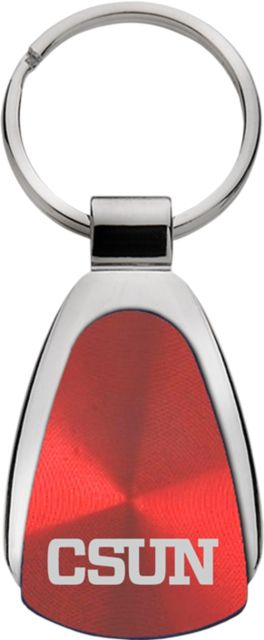 California State University at Northridge Teardrop Key Tag