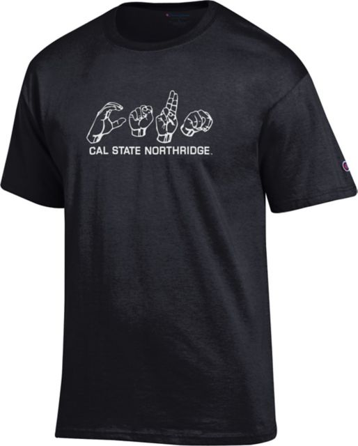 Men's Under Armour Black Cal State Northridge Matadors Arch Over Performance T-Shirt Size: Medium