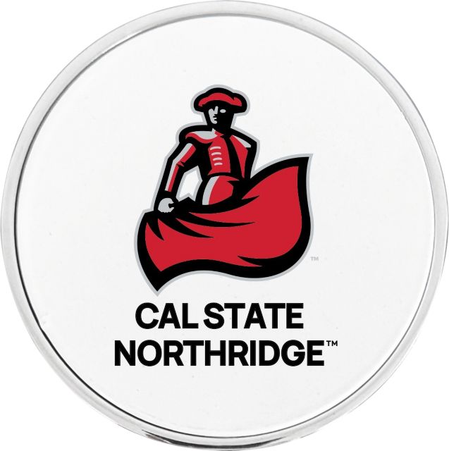 California State University at Northridge Matadors Circle Adhesive Emblem