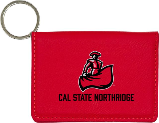 California State University at Northridge Matadors Leather ID Holder