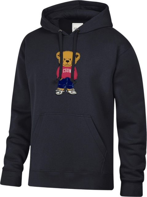 California State University at Northridge Teddy Big Cotton Hooded Sweatshirt