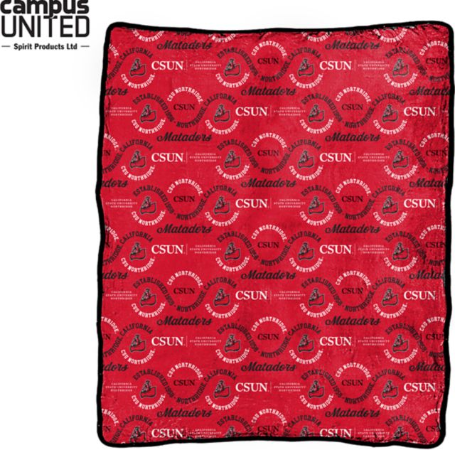 California State University at Northridge Matadors Silk Touch Throw Blanket