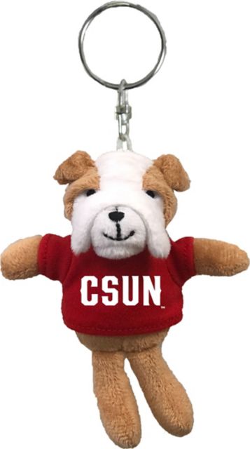California State University at Northridge Plush Keychain