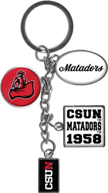 California State University at Northridge Dangle Keychain