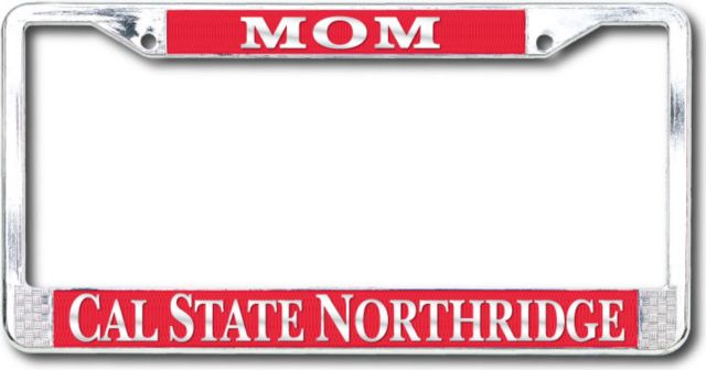 California State University at Northridge Mom License Plate Frame