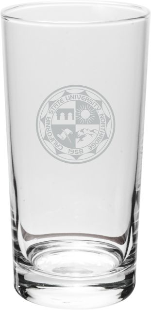 California State University at Northridge 10 oz Highball Glass