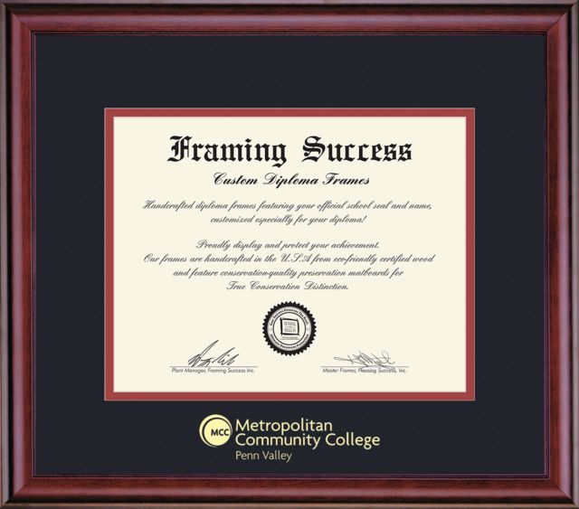 Metropolitan Community College 8.5'' x 11'' Classic Diploma Frame