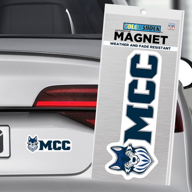 Metropolitan Community College 4x4 Small Wolves Magnet