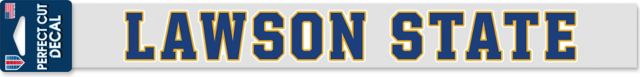 Lawson State Community College 2'' x 17'' Perfect Cut Decal