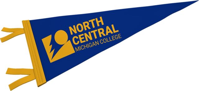 North Central Michigan College 9'' x 24'' Pennant