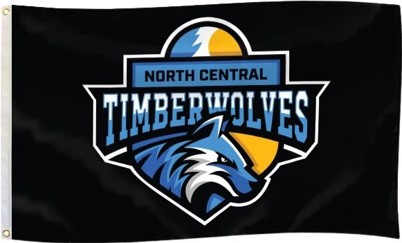 North Central Michigan College 3' x 5' Durawave Flag