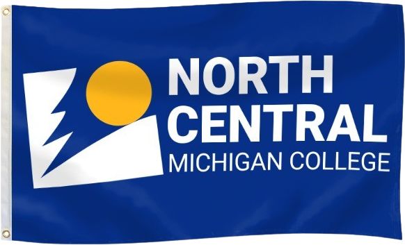 North Central Michigan College 3x5 Flag