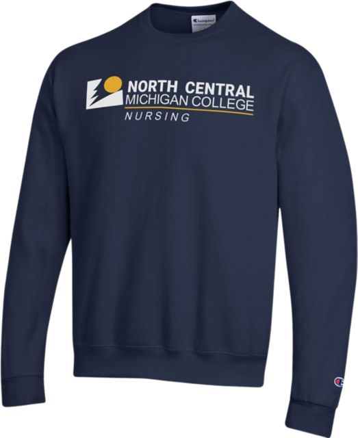 Champion University of Michigan School of Nursing Navy Hooded Sweatshirt
