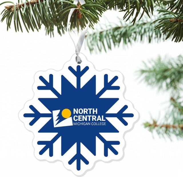 North Central Michigan College 3'' x 4'' Ornament